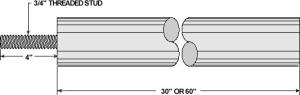 Quality Fresh Water Environment Water Tank Anode Rod With High Corrosion Resistance wholesale