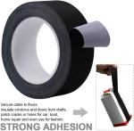 Cloth Gaffer Tape Heat Resistant Cloth Duct Tape For Stage Black Ducktape
