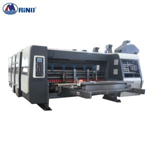 China Carton Box 2 / 3 Color Flexo Printing Machine Servo Pressure Free on sale