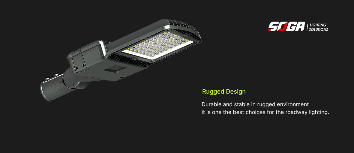 Lumens LED Parking Lot Light Selectable LED Street Light 50 Watt ROHS