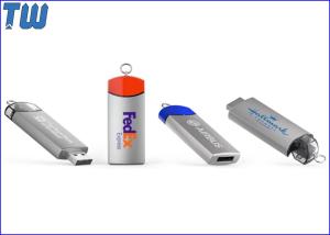 Quality Smoothing Metal Cover Twisting Stick 128GB Flash Drive LED Light wholesale