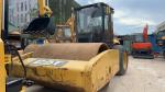 Original Color Used Caterpillar CS-683E Single Drum Road Roller In Excellent