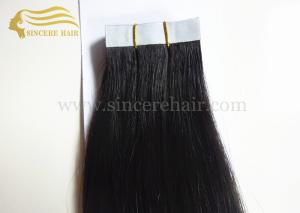 Quality Hot Sale 20&quot; Tape In Hair Extensions - 50 CM Natural Black #1B Tape In Virgin Remy Human Hair Extensions 2.5 G For Sale wholesale