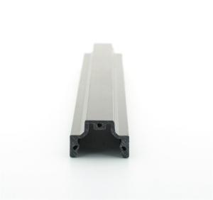 Quality Customized Black Plastic Bar Slat PVC Profile Channel wholesale