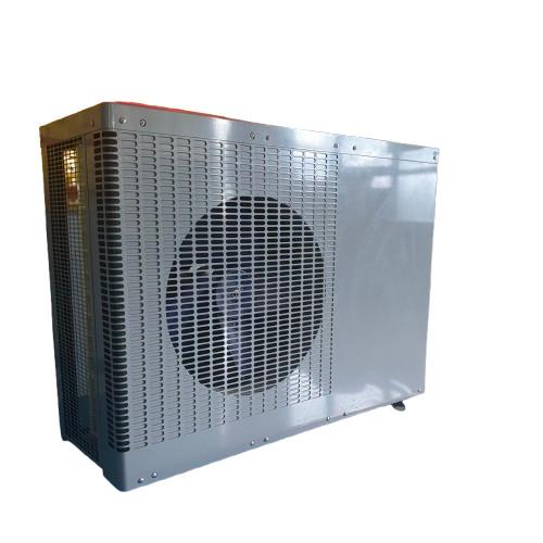 8kw Low Temperature EVI Domestic Air Source Heat Pump Grey Color Galvanized