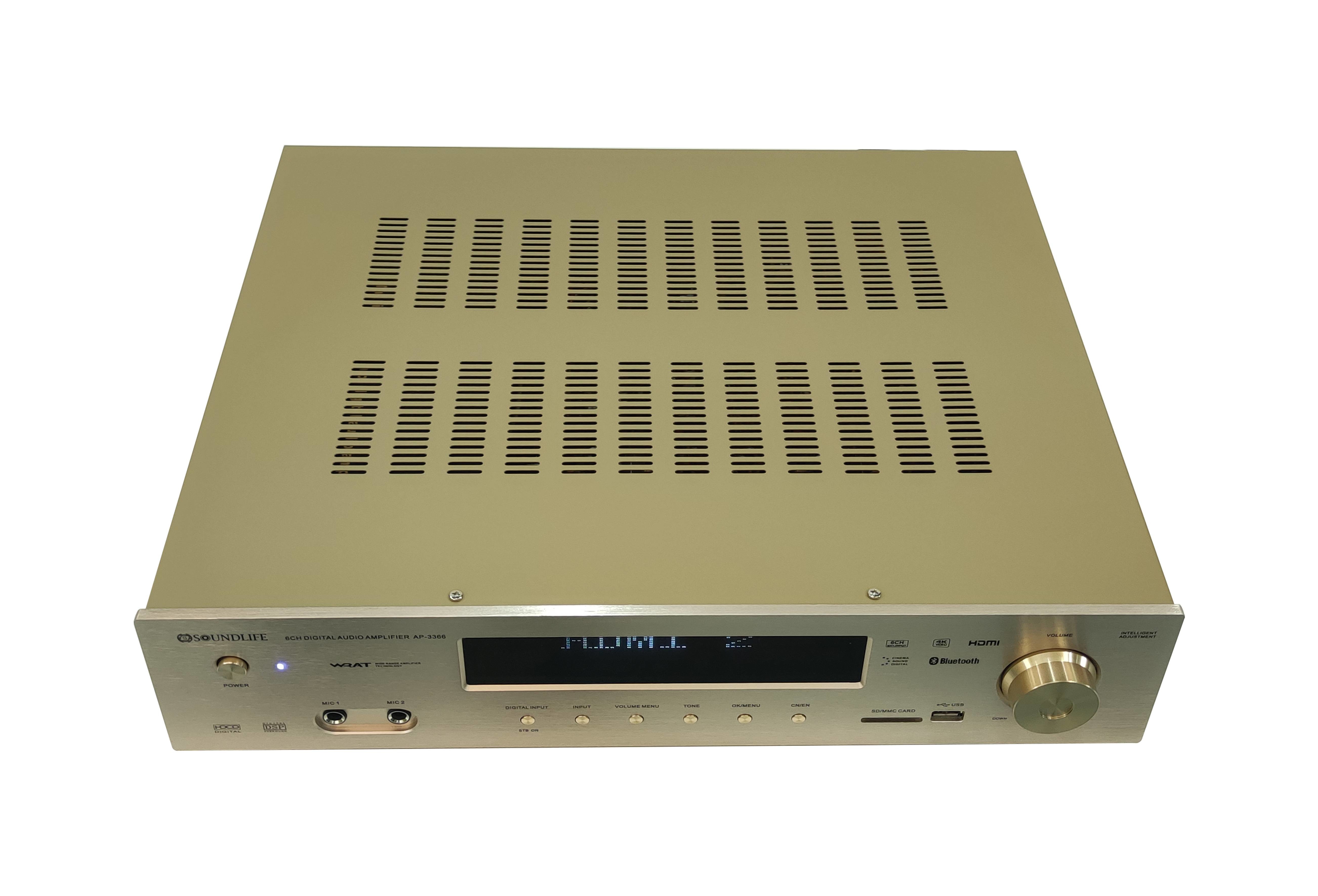 450W Bluetooth Audio Amplifier Remote Control For Home Theatre