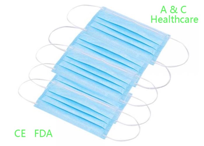 Antibacterial Face Mask Surgical Disposable 50 Pcs Activated Carbon Filter Anti Fog