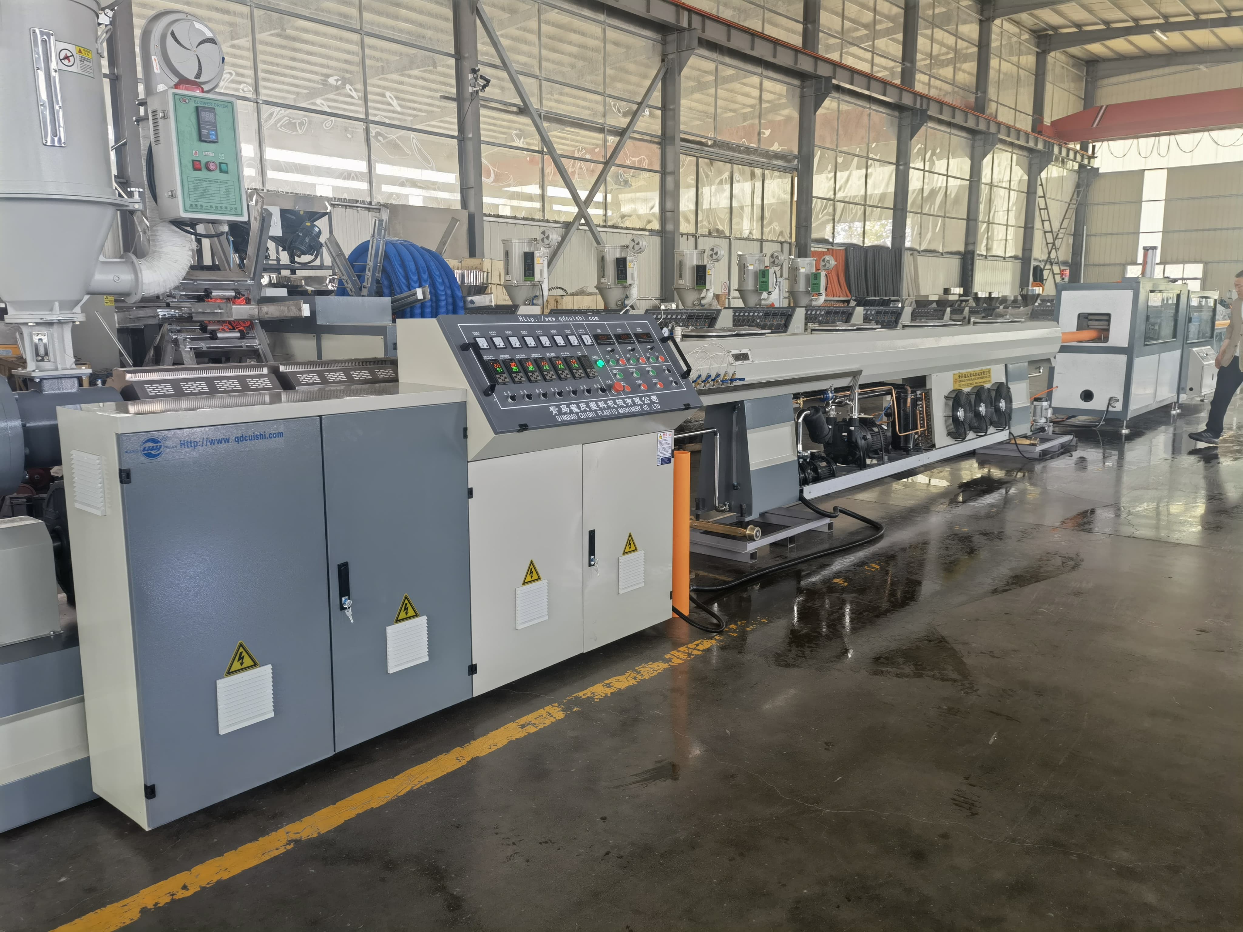 Cable Conduit Pipe Extruder Machine Line For PVC PPR PE HDPE MPP Pert Plastic Water Tube Production