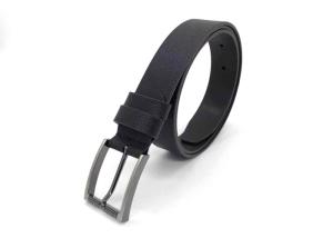 Quality Single Prong Buckle Men 's Adjustable Leather Belts 1 3/8'' Trim To Fit wholesale
