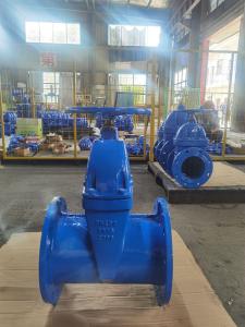 Quality DIN2533 F5 Pipeline Gate Valve Resilient Seated Sluice Valve Cast Iron wholesale