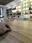 Patterned Toughened 12mm Shower Doors Clear Glass