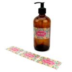 Printing Adhesive Label Sticker Transparent Logo Cosmetic Bottle Labels Clear