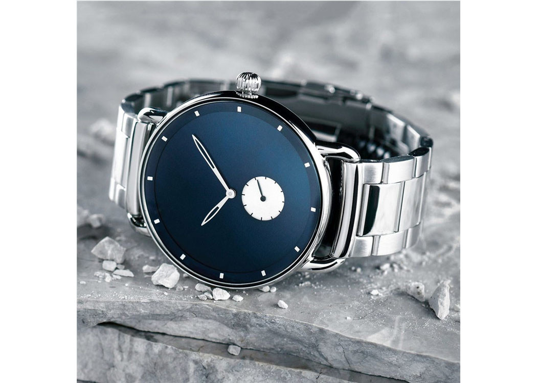 Stainless Steel Bracelet Watch Blue Dial Women'S Watches Bracelet Band
