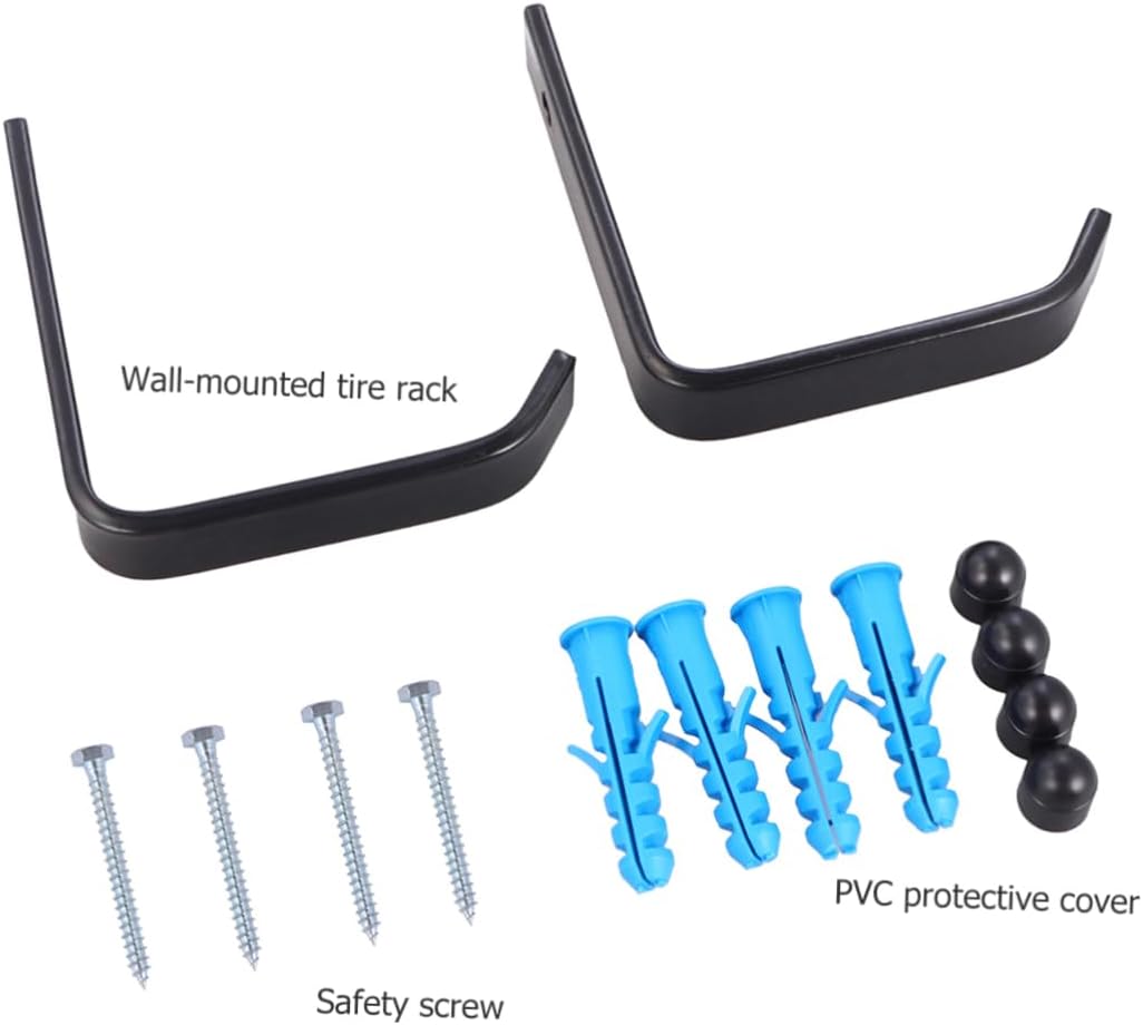 Nonstandard High Carbon Steel Automobile Tire Rack Hanging Tyre Stand for Wall Mount