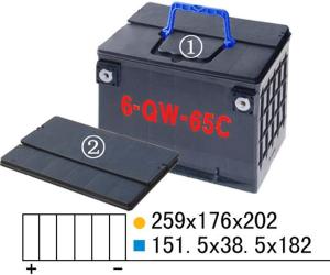 Quality UPS Square Battery Box 6V4 Hot Runner Injection Molding For Accessories Series wholesale
