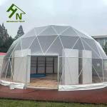 6m camping geodesic dome tent for living