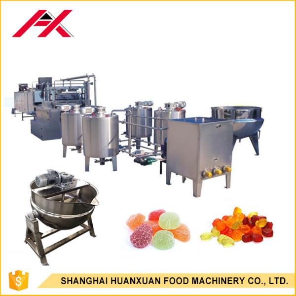 Fully Automatic Candy Machine , Candy Manufacturing Equipment 100-150kg/H