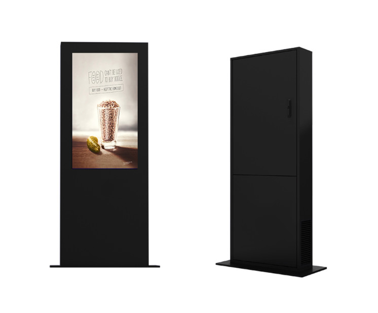 High Brightness 2000 nits HD TFT floor standing digital signage