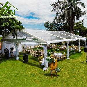 Quality Rainproof Clear Wedding Marquee PVC Fabric Tent Garden Event Party 15HW Hardness wholesale