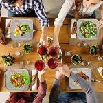 Square 12 Inch Disposable Dinner Plates For Wedding