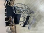 Heavy Duty Folding Steel Wheelchair 20inch Seat Solid Castor 93cm