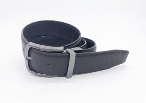 Quality Front / Back Mens Reversible Belt 100 - 140cm Length With Zinc Alloy Buckle wholesale