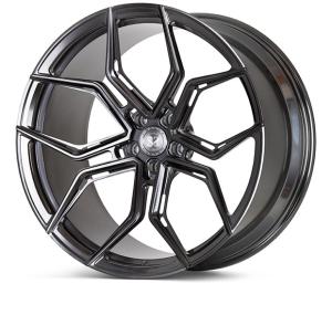 Quality Silver Black Face Audi Forged Wheels Polish Aluminum Scissor Shape 22x9.5 wholesale