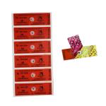 Russia Water Meter Magnetic Security Labels For Security Stickers