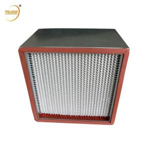 Quality 99.99% H13 Deep Pleated High Temp Laminar Flow HEPA Filter wholesale