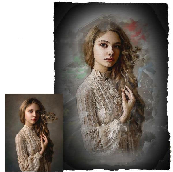 Hand Painted Reproductions Figure And Portrait Painting Wall Art Oil Painting