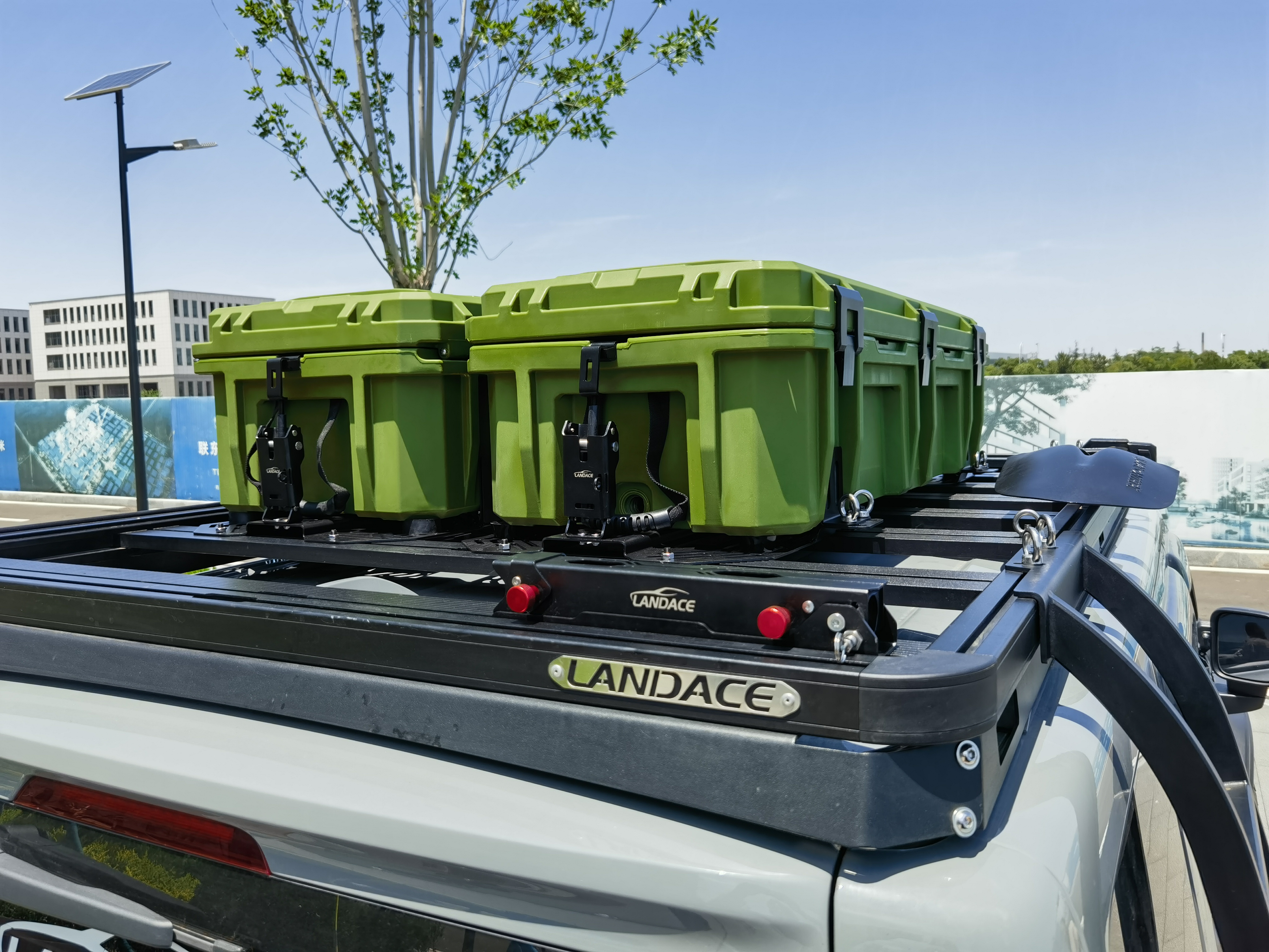 Universal Car Roof Rack Top Heavy Duty Luggage Storage Tool Boxes 1200*470*325mm