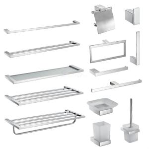 Quality OEM Stainless Steel Polished Bathroom Hardware Sets Bathroom Accessory Kit wholesale