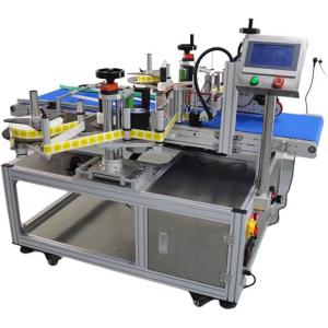 Quality Motor Folding Carton Paper Box Adhesive Label Stickers Sealing Packing Corner Labeling Machine wholesale