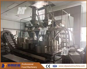 Quality Starch / Flour / Sugar Liquid Coating Peanut / Other Nuts Beans Machine 300Kg/hr wholesale