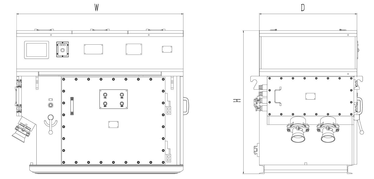 660V/1140V Mine Flameproof And Intrinsically Safe Variable Frequency Drive VFD