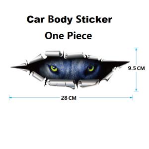 Quality 3D Effect Waterproof Car Stickers PVC Vinyl Printing Custom Bumper Stickers wholesale
