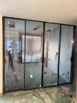 Weatherproof Aluminium Sliding Security Doors , Residential Large Sliding Glass