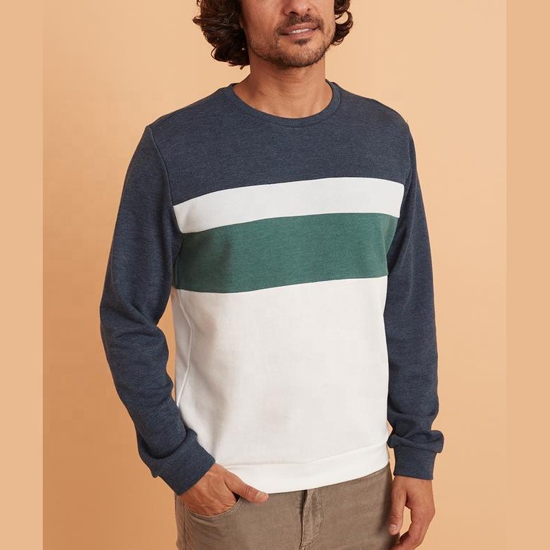 Custom Embroidered Blank Oversized Sweatshirts Crewneck For Spring