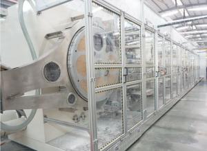 Quality Full Automatic Mitsubishi Baby Diaper Machine 500 PPM 3% Defective Rate wholesale