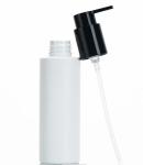 White Pump Sprayer Plastic Cosmetic Skincare Bottle Packaging Matte 120ml