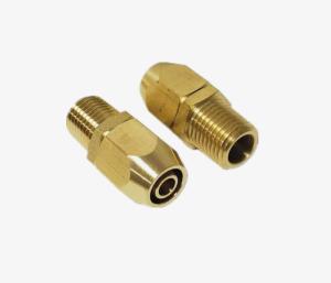 Quality Premium Solid Brass Pneumatics 1/4&quot; Barb Fitting For 1/4-Inch ID Polyurethane Air Hose wholesale