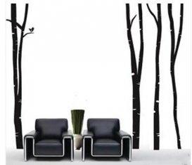 Quality Personalised Contemporary Removable Tree Wall Flower Stickers G010 wholesale