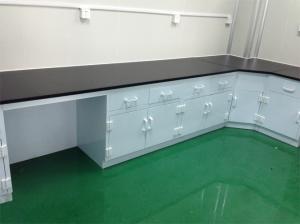 Quality Biology Chemistry Lab Furniture , White Polypropylene Clean Room Bench wholesale