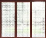 Two Tone Sparkle Privacy Removable Decorative Window Glass Film Static Cling
