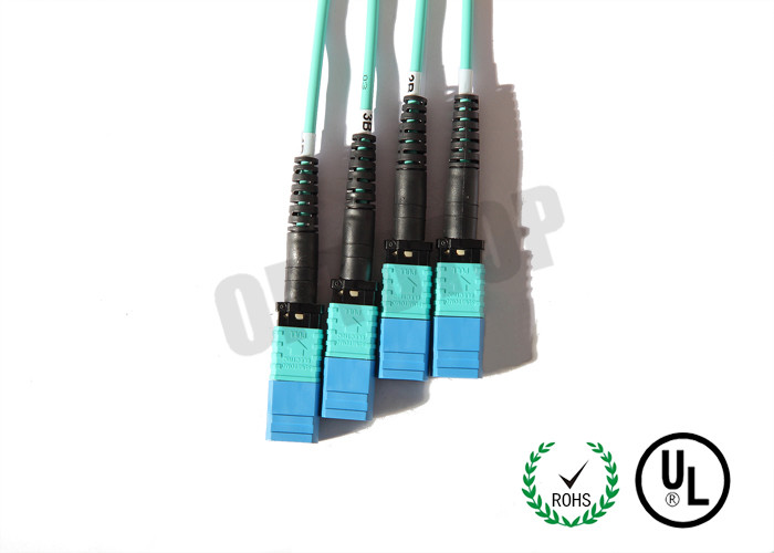 MPO Multimode OM2 Male Fiber Optic Pigtail For Laser Doppler Velocimeter