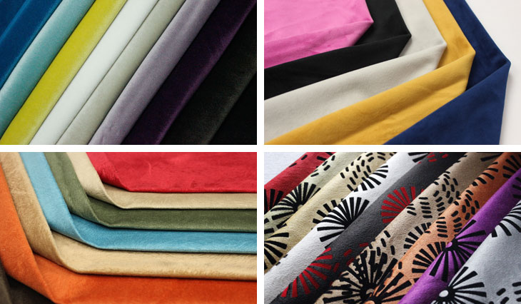 Velvet Burnout Soft Fleece Fabric Fashion Design All Kinds Colors