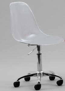 Quality transparent plastic swivel cafe chair furniture wholesale