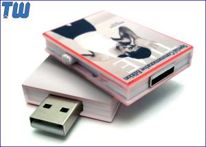 Quality Customized Full Color Digital Printing Sliding Book 16GB USB Thumbdrive wholesale