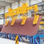 Highly Reliable Overhead Crane Spare Parts Plate Magnets For Lifting Steel