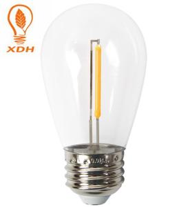 China E26 E27 Vintage Light Bulbs 1W 2W S14 Edison Bulb String Lights 2200K on sale